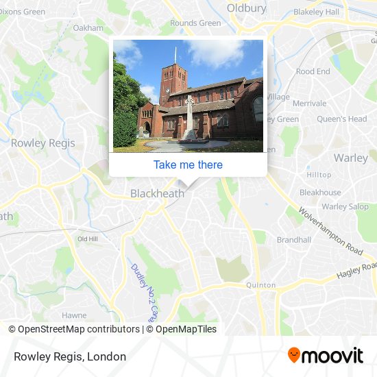 Rowley Regis map