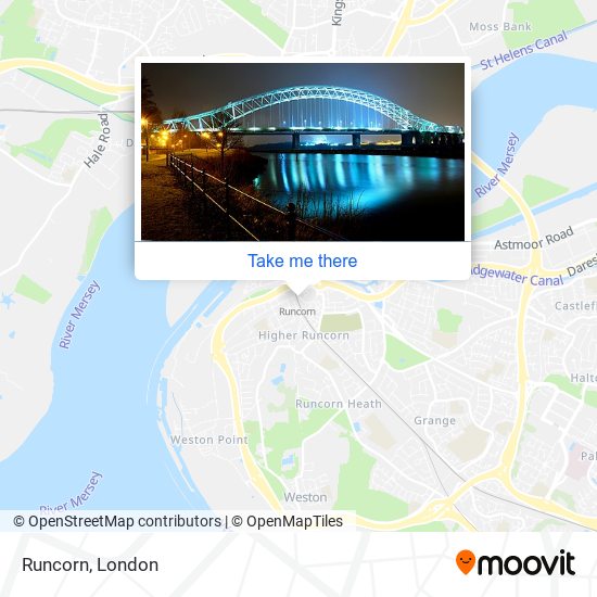 Runcorn map