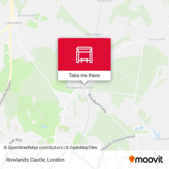 Rowlands Castle map