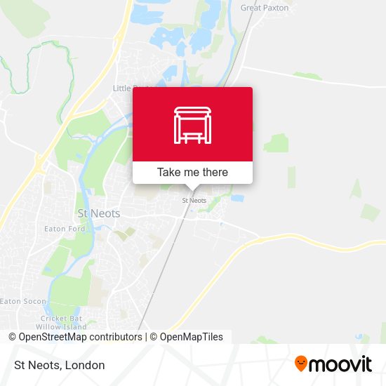 St Neots map