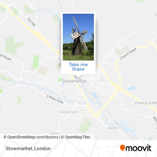 Stowmarket map