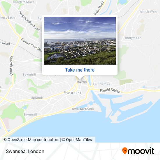 Swansea map