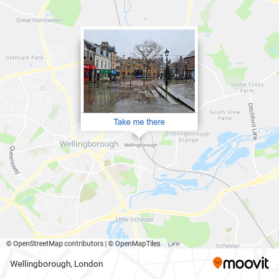 Wellingborough map