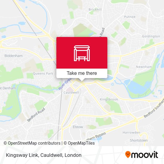Kingsway Link, Cauldwell map