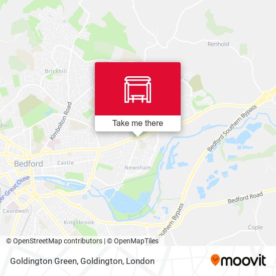 Goldington Green, Goldington map