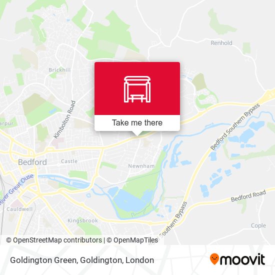 Goldington Green, Goldington map
