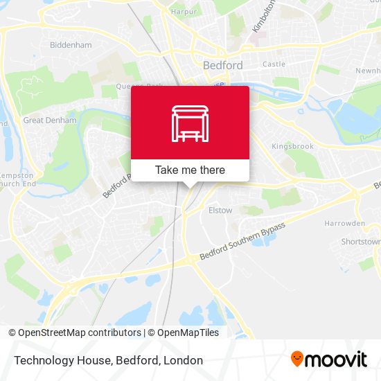 Technology House, Bedford map