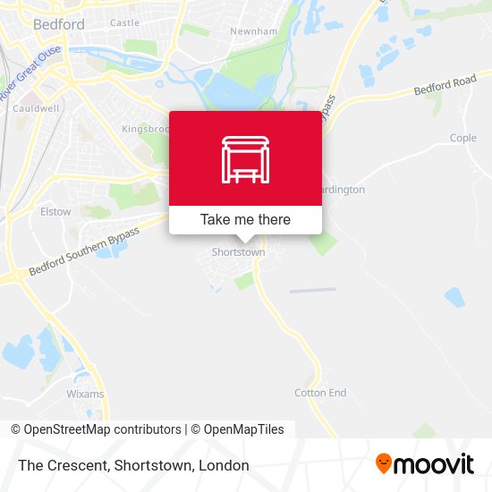 The Crescent, Shortstown map