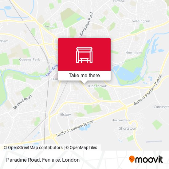 Paradine Road, Fenlake map