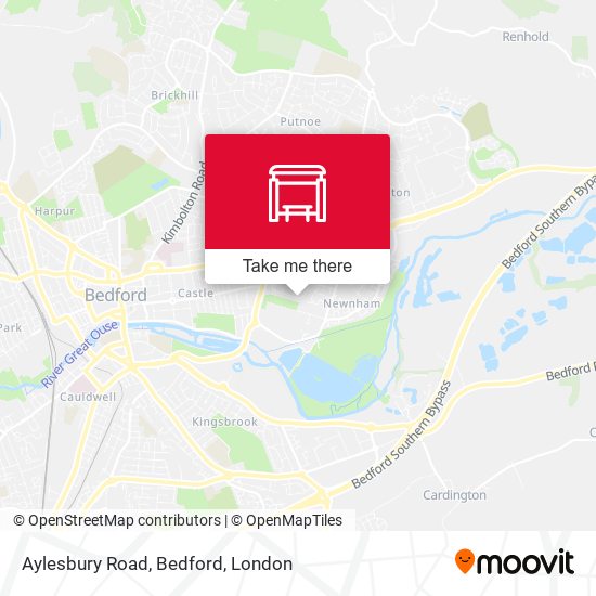 Aylesbury Road, Bedford map