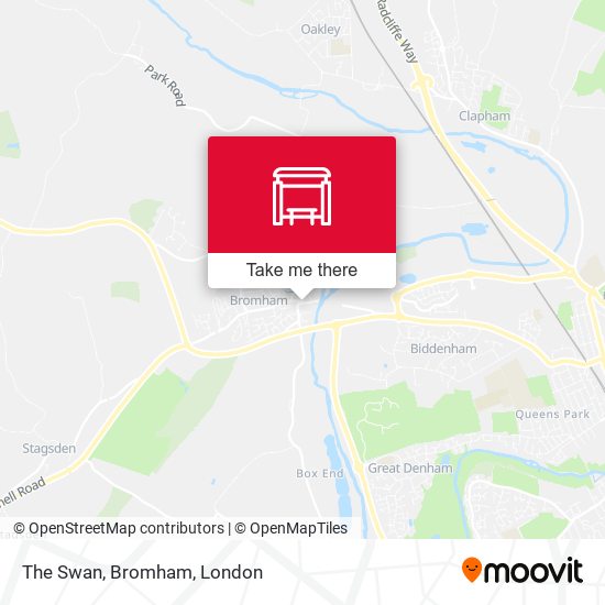 The Swan, Bromham map