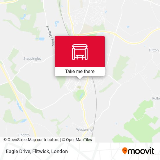 Eagle Drive, Flitwick map