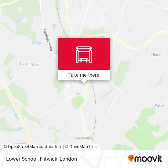 Lower School, Flitwick map