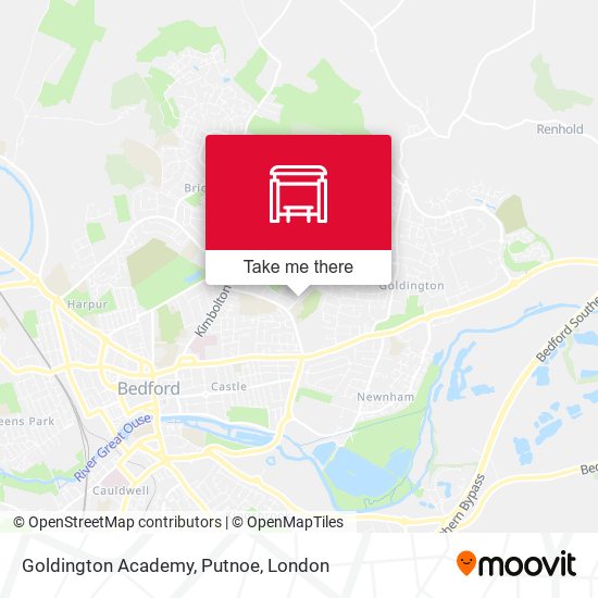 Goldington Academy, Putnoe map