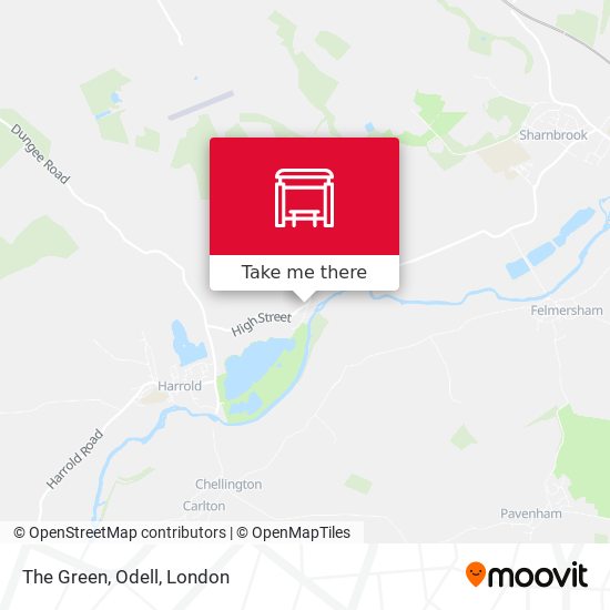 The Green, Odell map