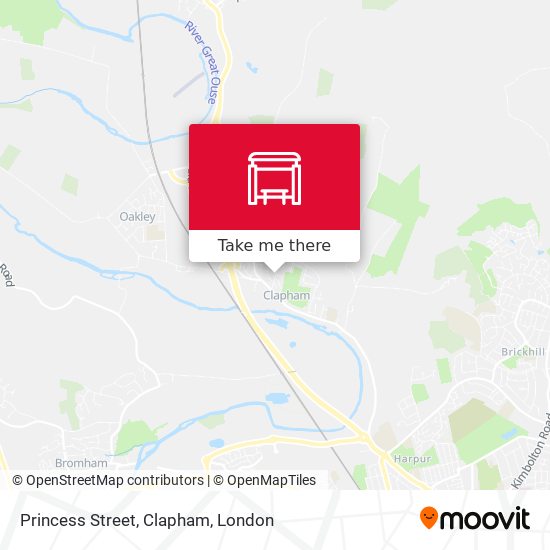 Princess Street, Clapham map
