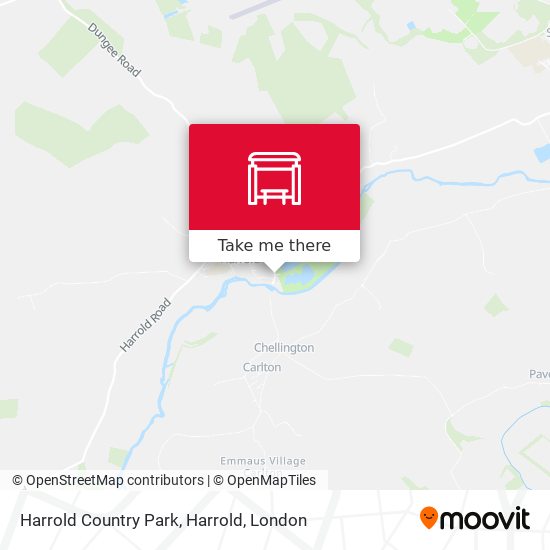 Harrold Country Park, Harrold map