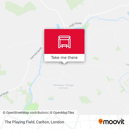 The Playing Field, Carlton map