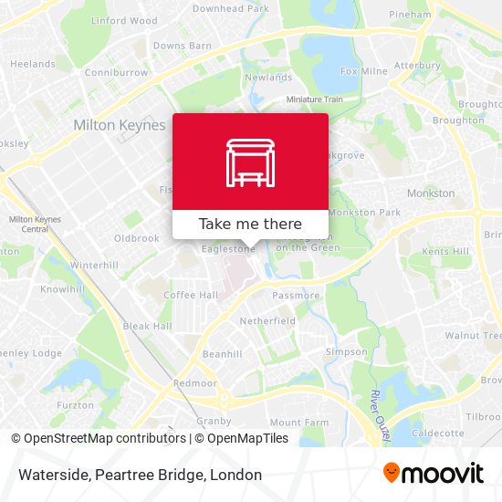 Waterside, Peartree Bridge map