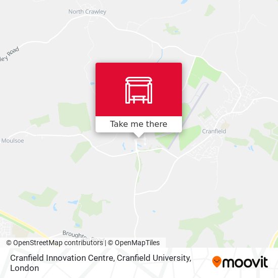 Cranfield Innovation Centre, Cranfield University map