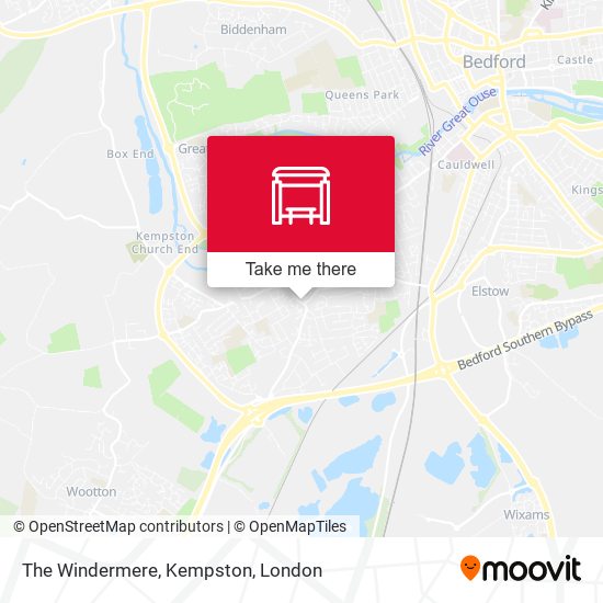 The Windermere, Kempston map