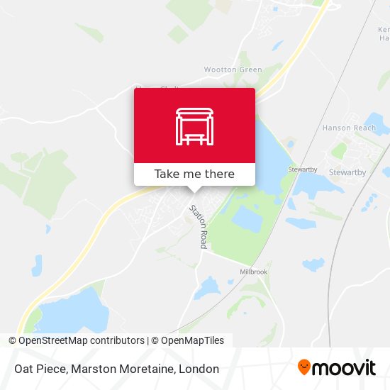 Oat Piece, Marston Moretaine map