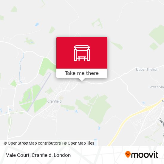 Vale Court, Cranfield map