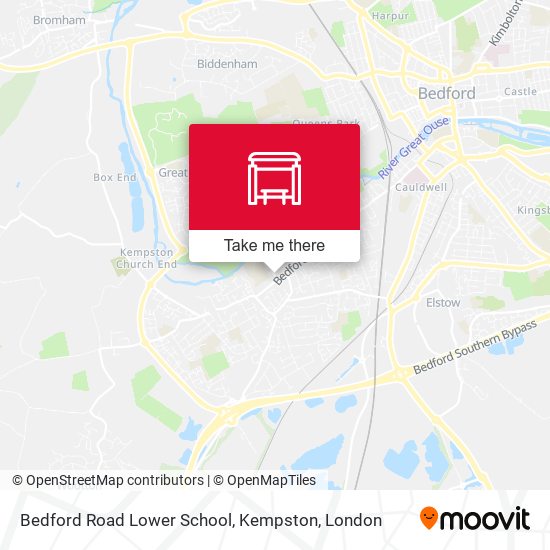 Bedford Road Lower School, Kempston map