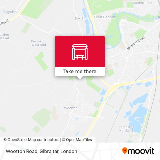 Wootton Road, Gibraltar map