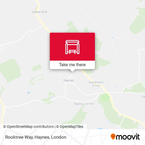 Rooktree Way, Haynes map