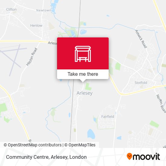 Community Centre, Arlesey map