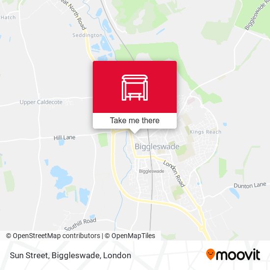 Sun Street, Biggleswade map
