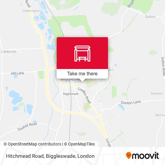 Hitchmead Road, Biggleswade map