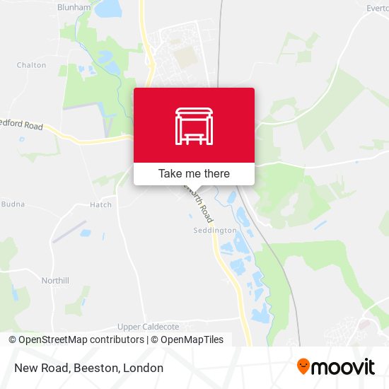 New Road, Beeston map