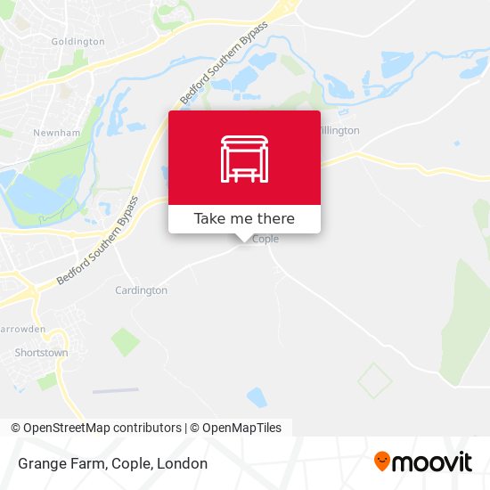 Grange Farm, Cople map