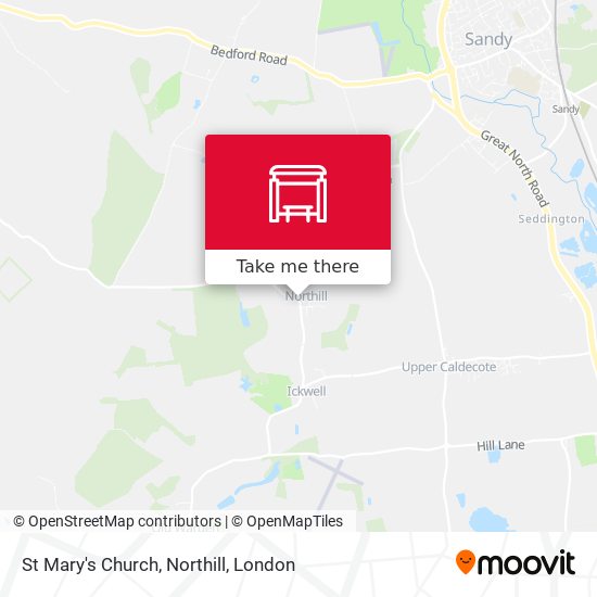 St Mary's Church, Northill map