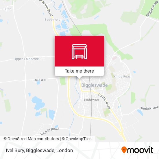 Ivel Bury, Biggleswade map