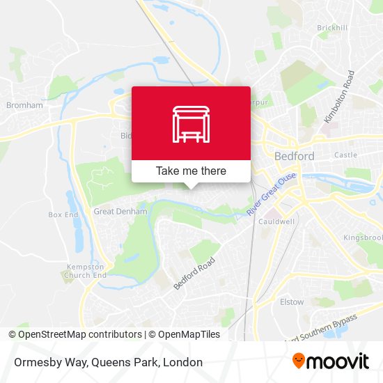 Ormesby Way, Queens Park map