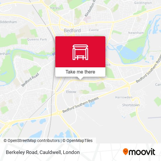 Berkeley Road, Cauldwell map