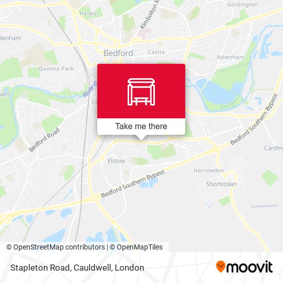 Stapleton Road, Cauldwell map