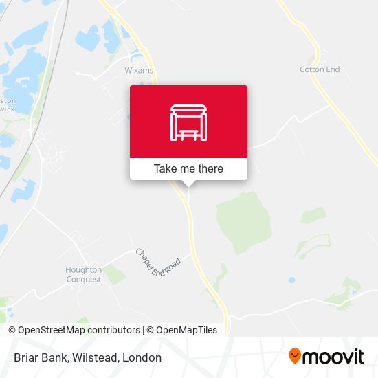 Briar Bank, Wilstead map