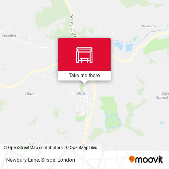 Newbury Lane, Silsoe map