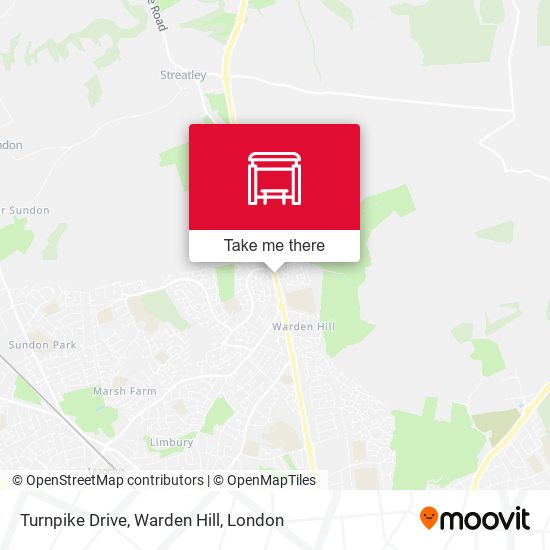 Turnpike Drive, Warden Hill map