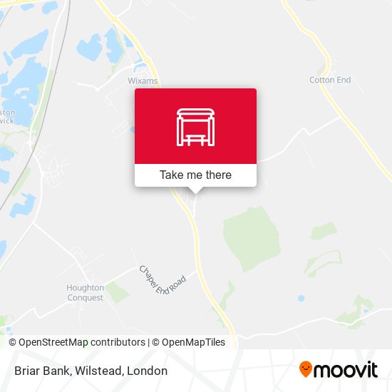 Briar Bank, Wilstead map