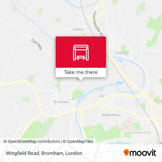 Wingfield Road, Bromham map