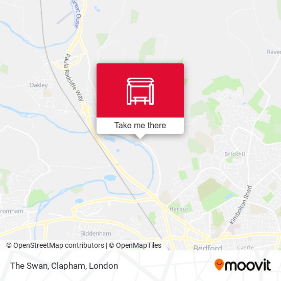 The Swan, Clapham map
