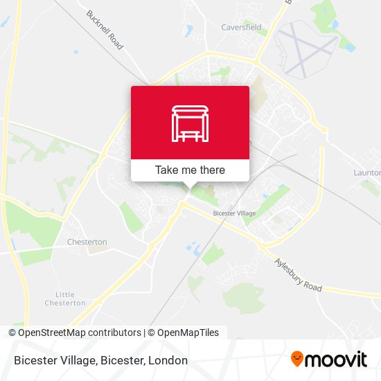 Bicester Village, Bicester map