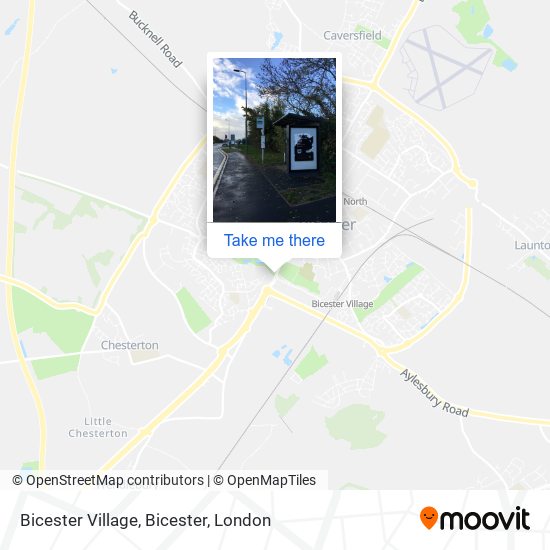 Bicester Village, Bicester map