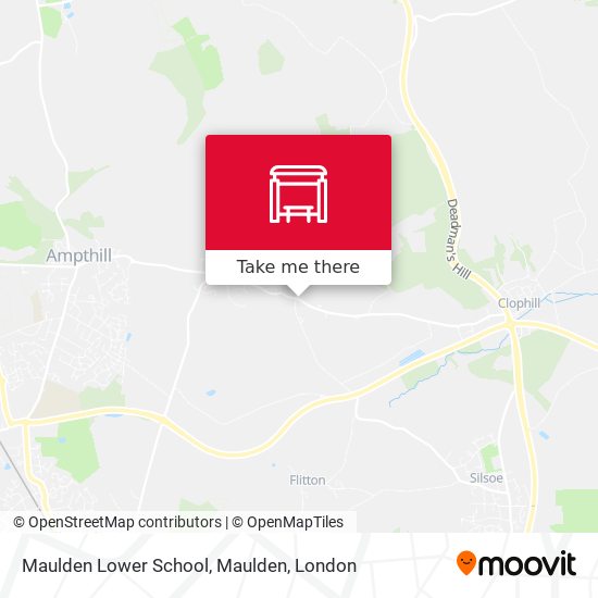 Maulden Lower School, Maulden map