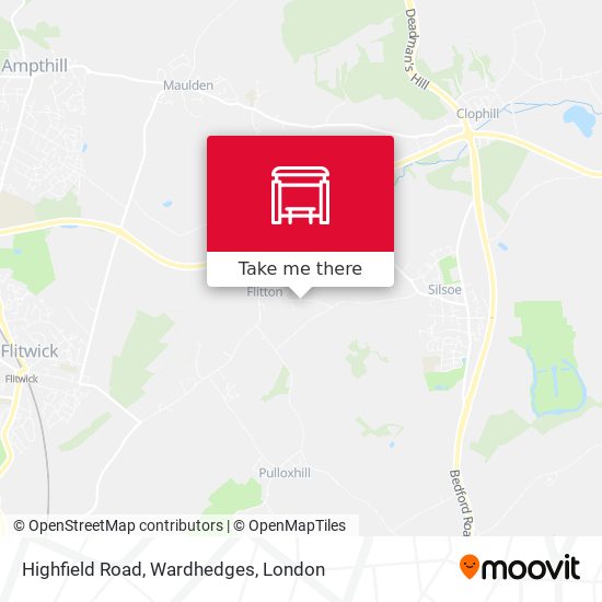 Highfield Road, Wardhedges map